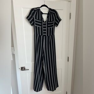 Striped Jumpsuit